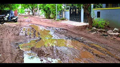 PRR Nagar residents raise concerns over waterlogged roads