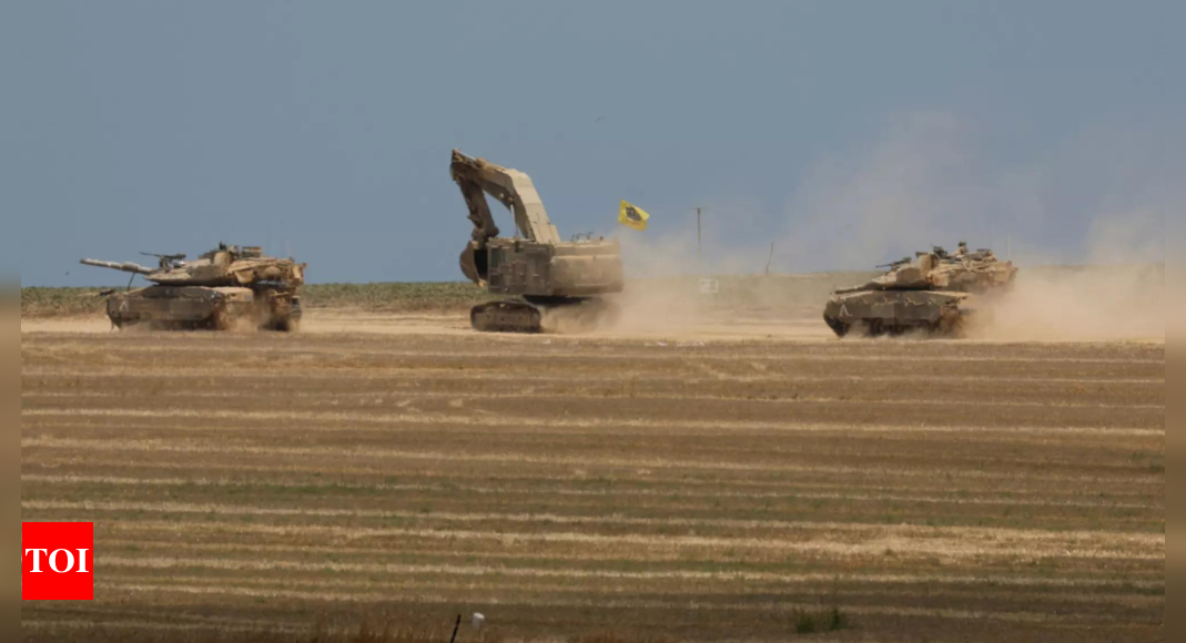 Israeli tanks push into Gaza’s Rafah, as displaced civilians flee again – Times of India