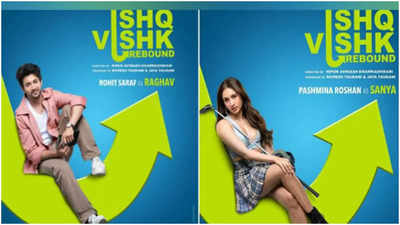 Rohit Saraf and Pashmina Roshan's first look posters from 'Ishq Vishk Rebound' unveiled