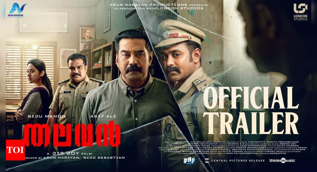 Trailer of Biju Menon and Asif Ali's 'Thalavan' is out! | - Times of India