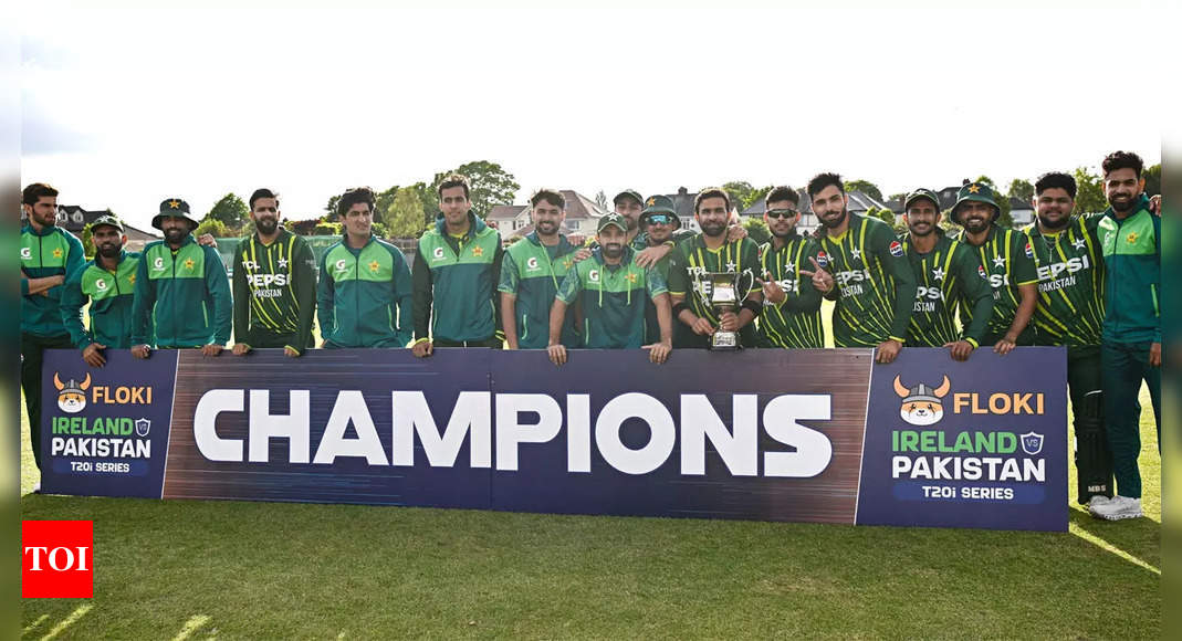 Babar Azam and Mohammad Rizwan lead Pakistan to T20 series win over Ireland | Cricket News – Times of India