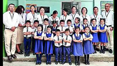 It’s raining twins: 7 identical, one fraternal in this Mizoram school