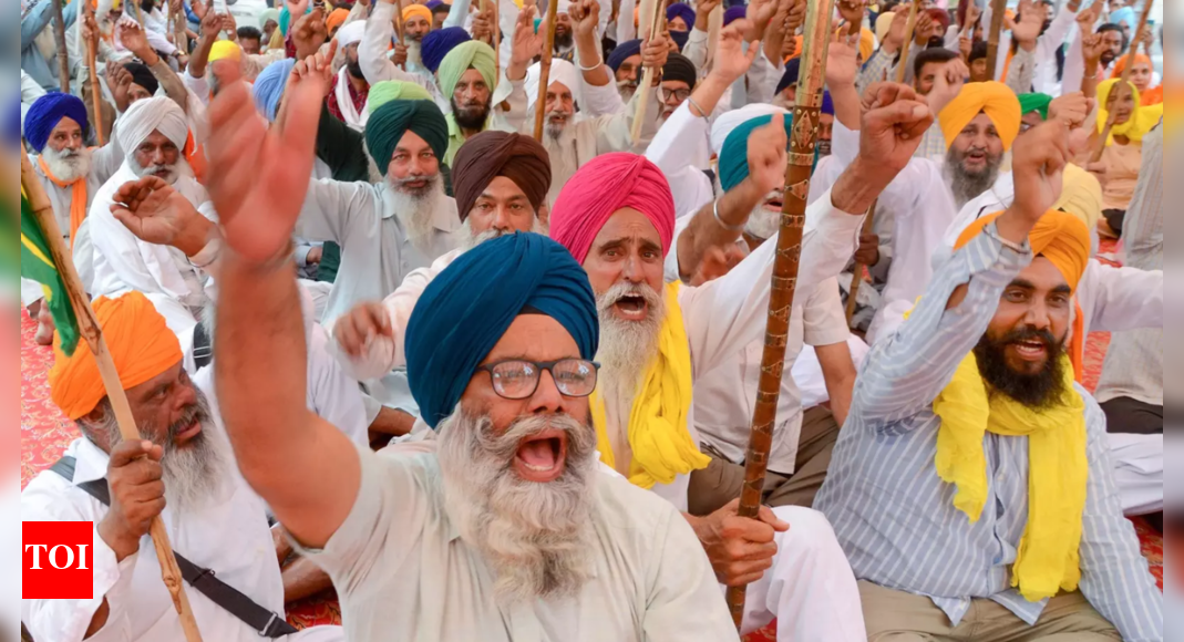 Farmers plough into BJP poll campaign in Punjab | India News - Vimarsana News