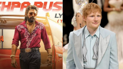 'Pushpa 2: The Rule' excitement increases as Ed Sheeran performer Allu Arjun's iconic "Thaggedele" step