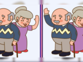 Spot 3 major differences in this old couple’s frame
