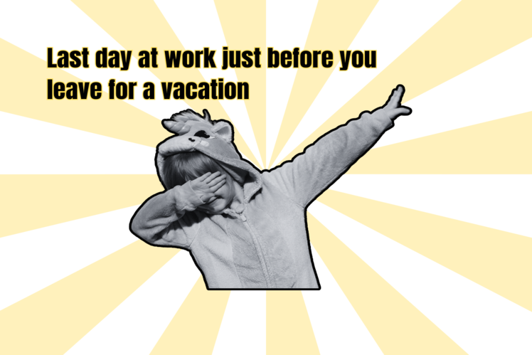 The happiness that we can&rsquo;t conceal before setting out for a trip