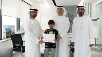 Indian boy honoured by Dubai police for returning tourist’s lost watch