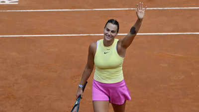 Aryna Sabalenka breezes past Jelena Ostapenko and into Rome Open semis