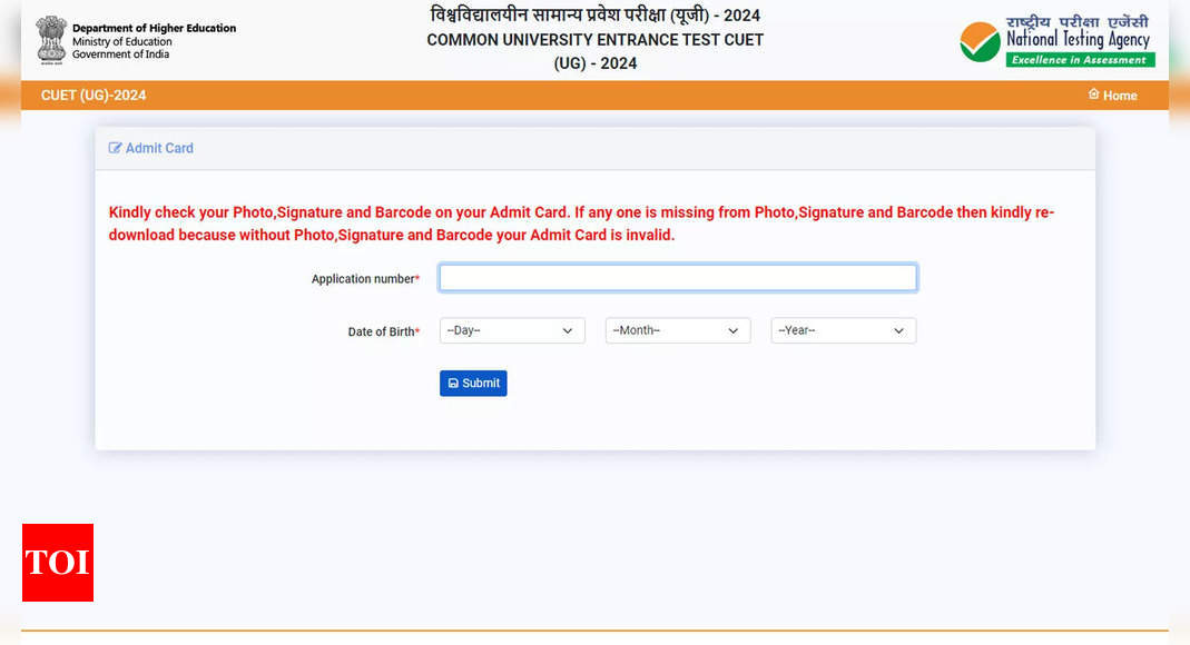 CUET UG 2024: Link for Delhi students to download revised admit cards is active for May 16th-18th exams; Check here