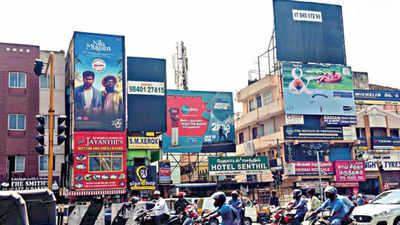 Chennai Corporation starts removing illegal hoardings after Mumbai accident