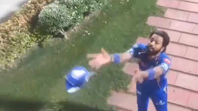 Watch: Mumbai Indians' captain Hardik Pandya's sweet gesture wins little fan's heart