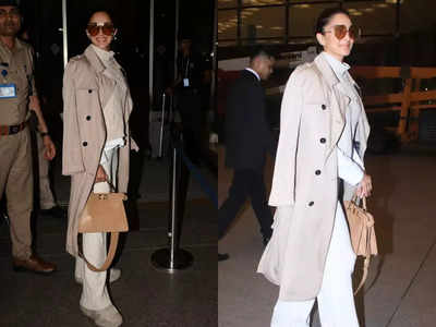 Internet thinks Kiara Advani copied Deepika Padukone's airport style as she left for Cannes