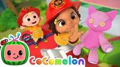 English Nursery Rhymes: Kids Video Song in English 'Wheels on the Fire Truck'