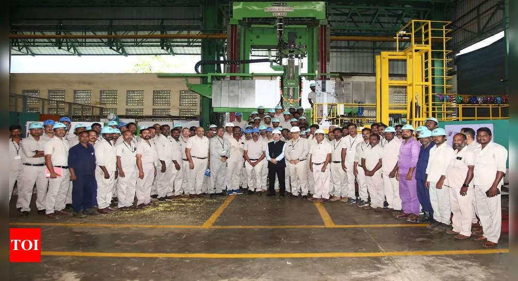 Vertical boring machine installed in Bhel Trichy | Trichy News - Times ...