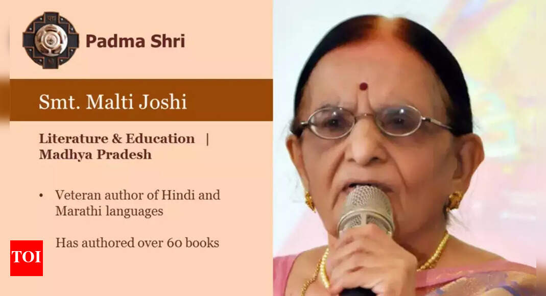 Noted Hindi writer Malti Joshi, whose work was filmed by Gulzar, no more | India News - Vimarsana News