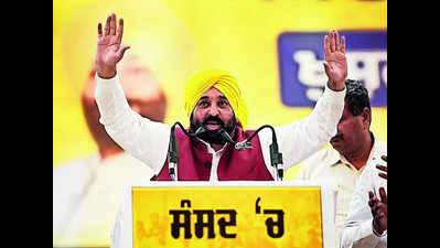 Cong shattered Bajwa’s CM dream, has BJP flag in house too, says Mann