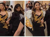 Aaradhya helps injured mom Ash at Cannes - WATCH