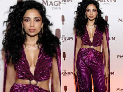 Sobhita Dhulipala makes a shimmery statement at Cannes