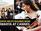 Aishwarya Rai Bachchan defies Injury, dominates Cannes red carpet with glamour; Aaradhaya's pictures helping her mother melt hearts online