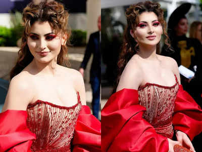 Urvashi Rautela's strapless gown at Cannes gets mixed reactions