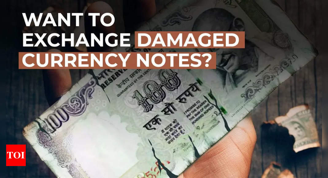 How to exchange torn, imperfect or soiled currency notes