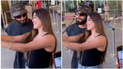 Ranveer Singh helps fan fix her camera at the airport - watch video