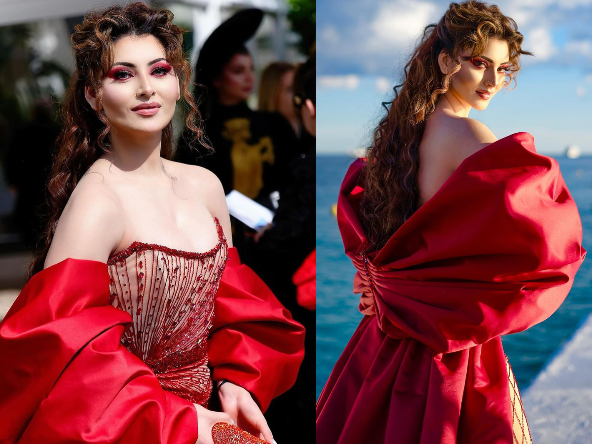 Urvashi Rautela sizzles in shimmering red at Cannes 2024 | Details inside