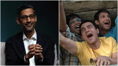 Google CEO Sundar Pichai draws inspiration from Aamir Khan's iconic scene in Rajkumar Hirani's '3 Idiots'