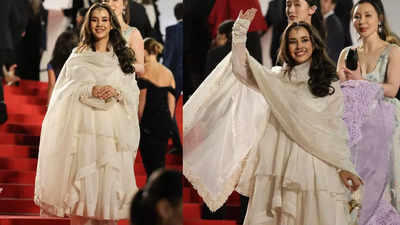 ‘Mummy Nu Pasand Ni Tu’ singer Sunanda Sharma makes a dazzling debut at Cannes 2024; represents Punjabi culture at Bharat Parv