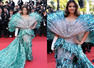Aishwarya Rai's blue confetti gown