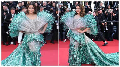 Aishwarya Rai Bachchan stuns in a shimmery gown on day 2 of her red carpet appearance at Cannes 2024 - See photos