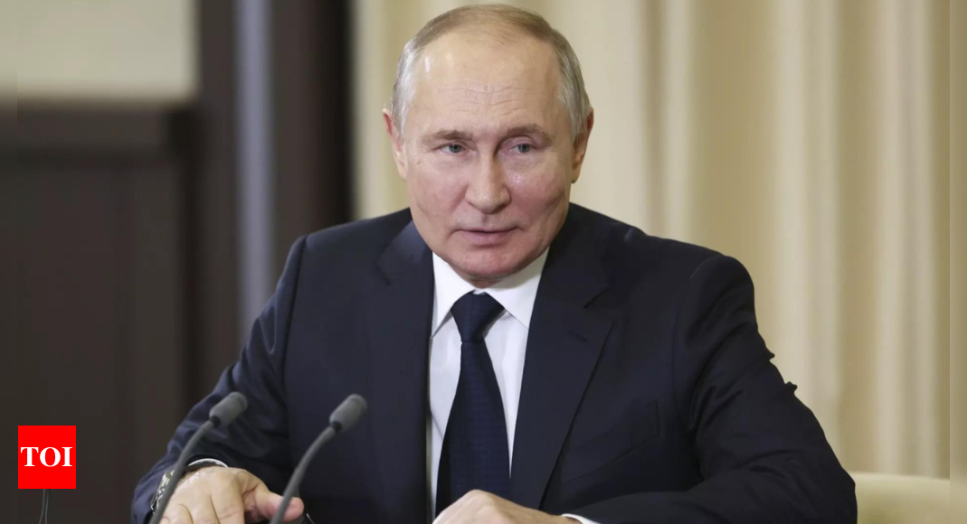 Putin questions political legitimacy of Zelensky in absence of elections – Times of India