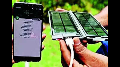 NIT-T develops solar powered phone charger