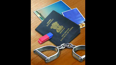 Man who used forged passport to fly out arrested