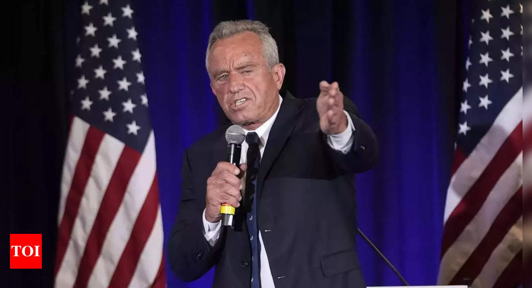 Here’s how Robert F. Kennedy Jr. could make the first debate stage under stringent Biden-Trump rules – Times of India