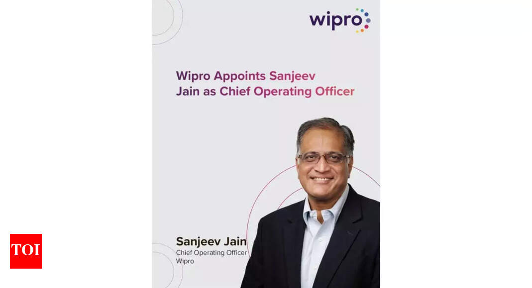 Wipro COO Sanjeev Jain: Sanjeev Jain takes over as Wipro's Chief Operating Officer | - Vimarsana News
