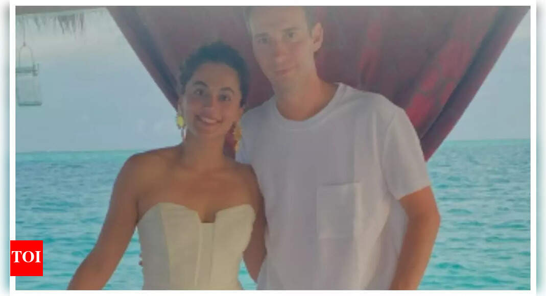 Taapsee Pannu and Mathias Boe’s dreamy wedding decor goes viral: Watch ...