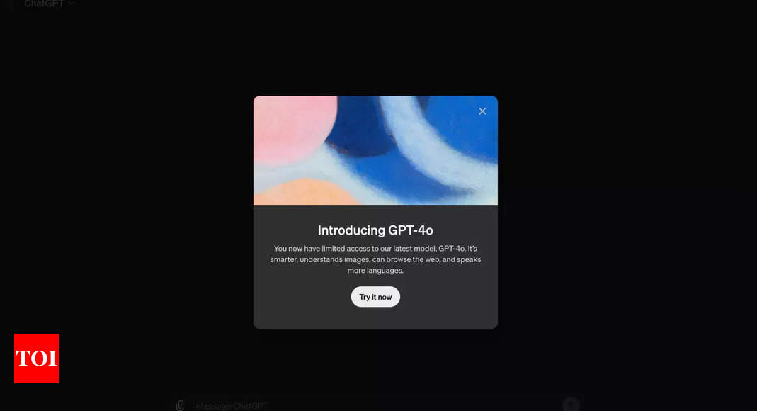 ChatGPT with GPT-4o begins rolling out in India on the web: how to use it