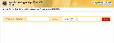 MPSOS Ruk Jana Nahi Admit Card 2024 released at mpsos.nic.in, direct link to download