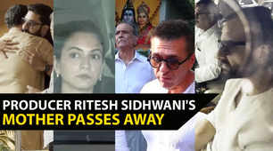 Kareena Kapoor, Saif Ali & other celebs pay their last respects to producer Ritesh Sidhwani's mother