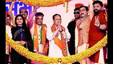Cong govt in HP is serving single family, says Nadda