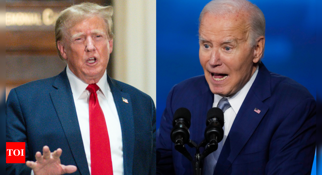 ‘Unhinged,’ ‘crooked’: Donald Trump and Joe Biden trade campaign trail barbs – Times of India