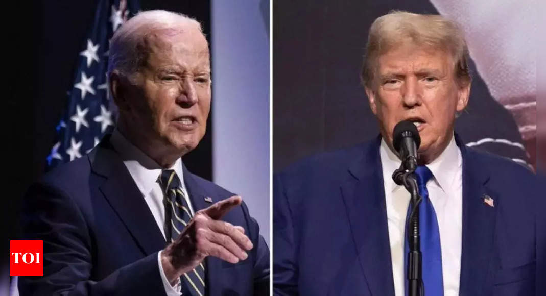 Trump demands drug test for Biden ahead of their first US presidential debate – Times of India