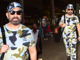Kamal Haasan donnes a camouflage outfit as he promotes 'Indian 2' in Mumbai