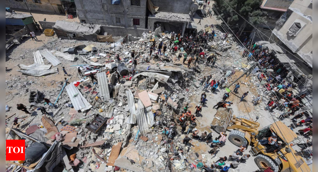 20 killed in Israeli strike on Nuseirat, says Gaza hospital – Times of India