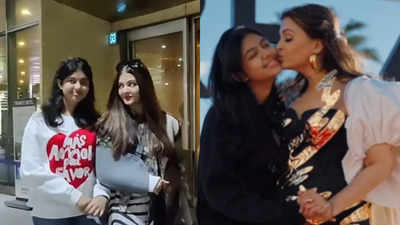 Aishwarya Rai Bachchan kisses daughter Aaradhya in latest video from Cannes Film Festival