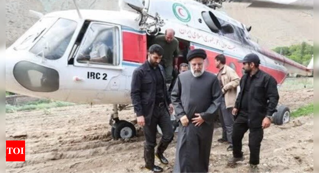 Helicopter carrying Iranian president Ebrahim Raisi crashes in east Azerbaijan, search & rescue efforts on – Times of India