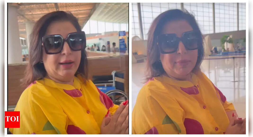 Farah Khan takes a hilarious dig at paid porter service at airport: 'Yeh buggy aa jayega jitna charge kar rahe ho' | - Vimarsana News