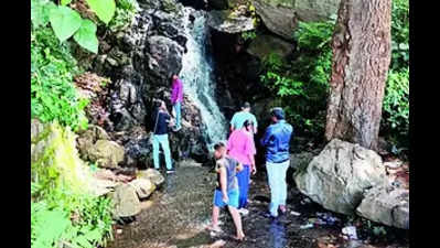 Waterfalls crop up on ghat road