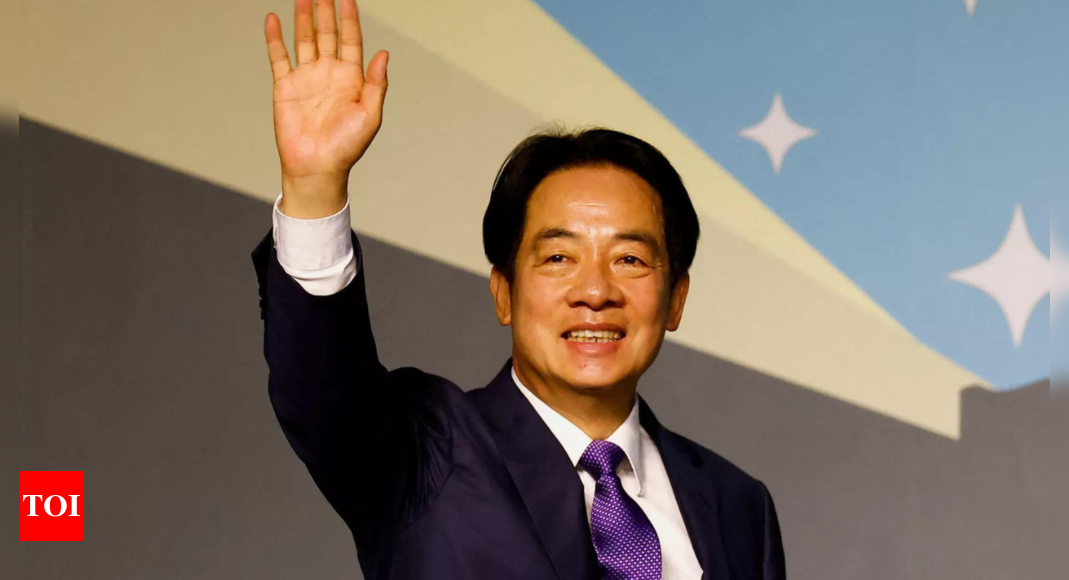 Lai Ching-te inaugurated as Taiwan’s president in a transition likely to bolster island’s US ties | World News – Times of India